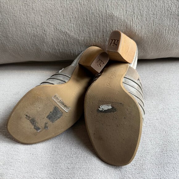 Paul Green Silver Winston Mules size 6.5 - Picture 2 of 6